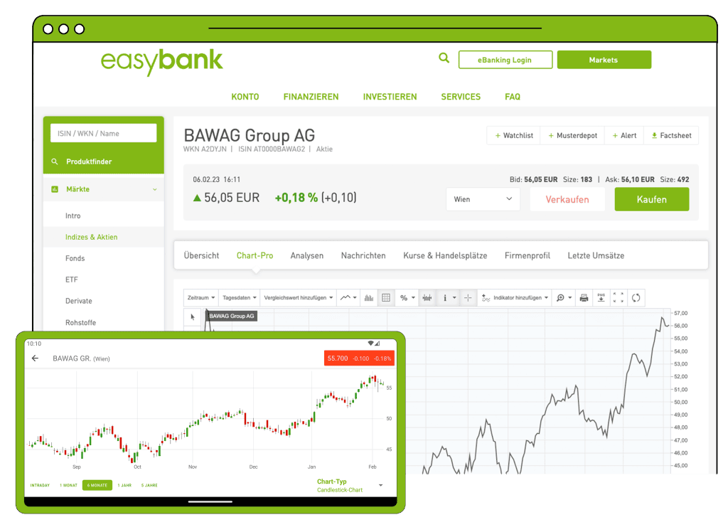 easybank web und app
